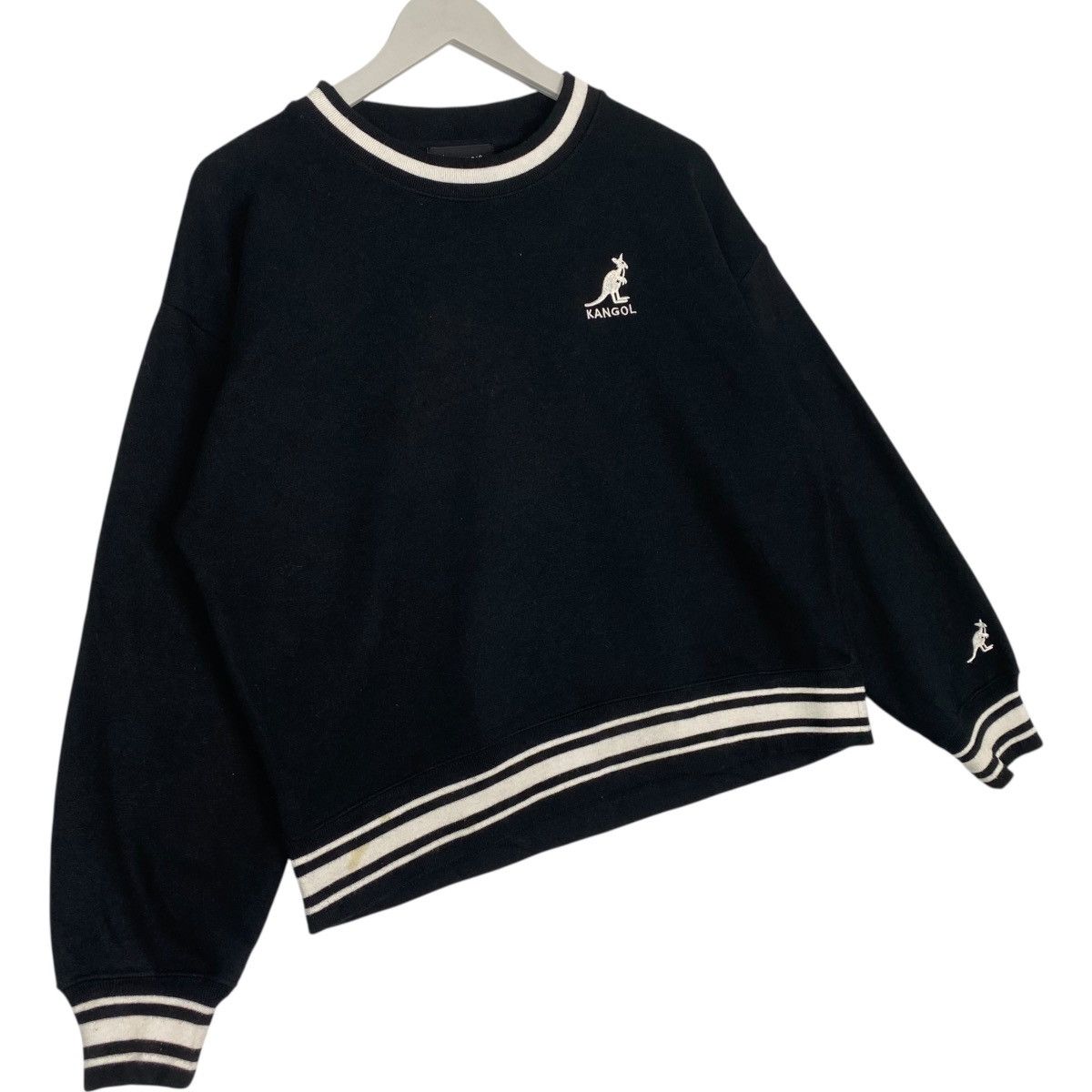 Other Vintage Kangol Sport Small Printed Logo Crewneck Black Size US M / EU 48-50 / 2 - 3 Thumbnail