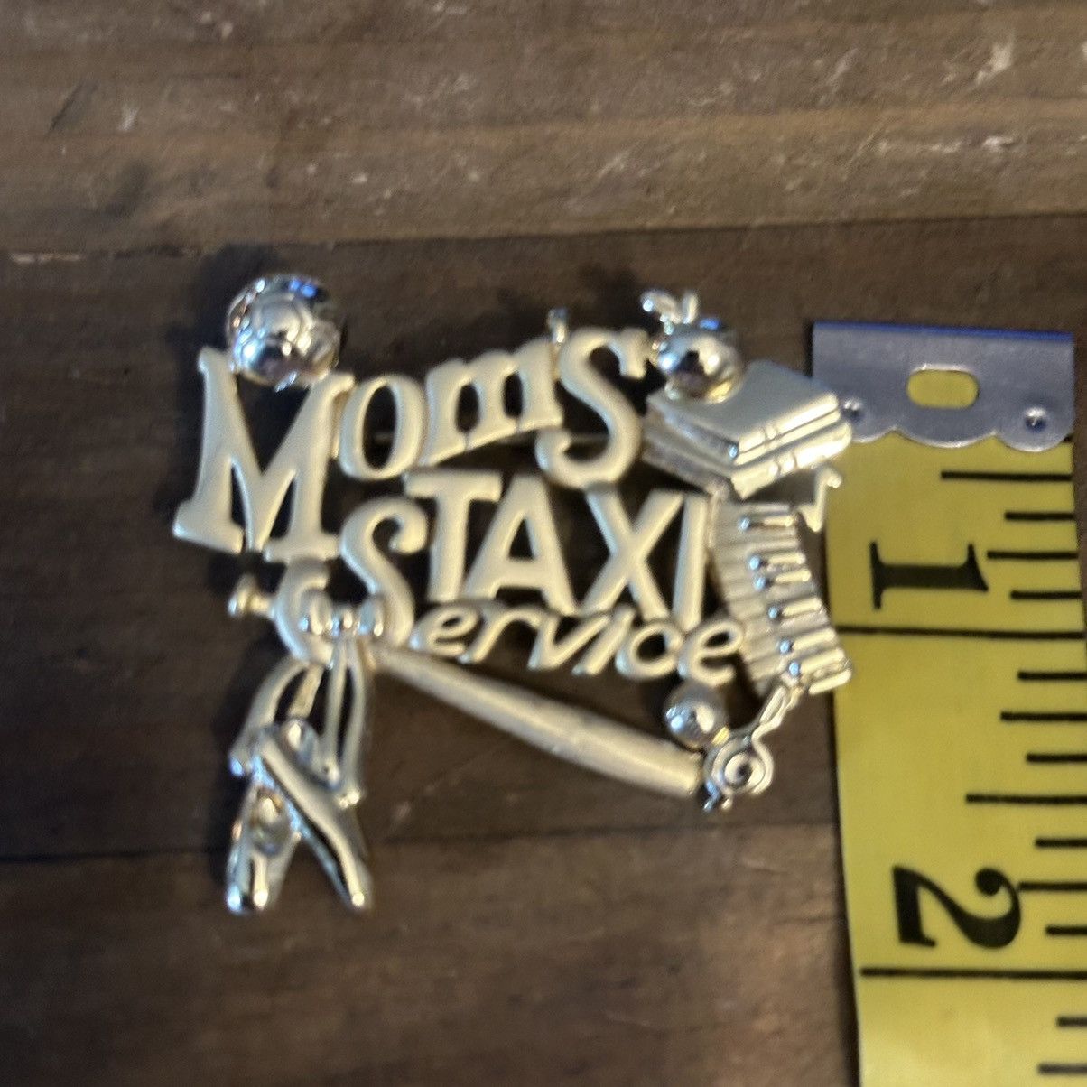 Vintage Vintage AJC Moms Taxi Service brooch Size ONE SIZE - 3 Thumbnail
