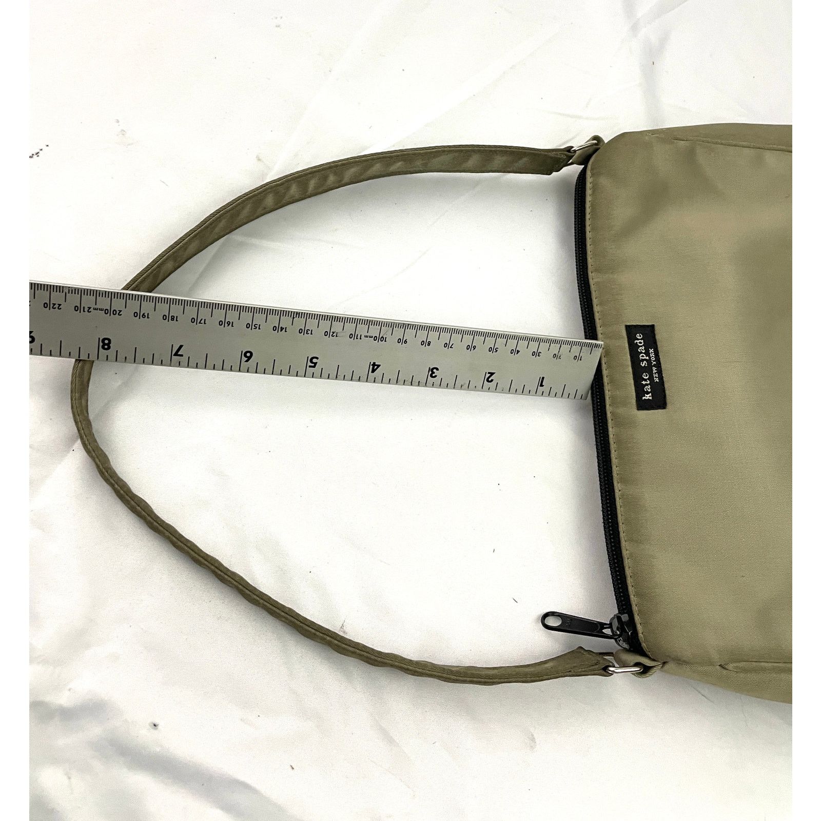 Kate Spade VTG Kate Spade New York Golden Satin Fabric Baguette Purse Size ONE SIZE - 4 Thumbnail