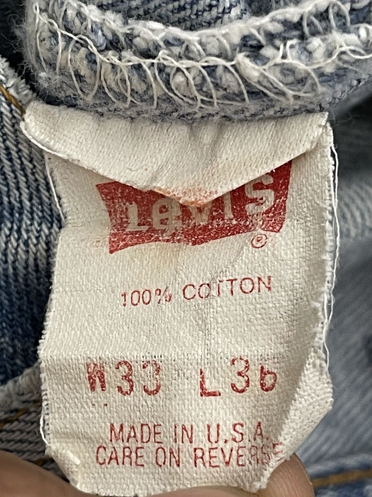 Levi's Vintage USA Levis 501 Distressed Rusty Cut Denim Size US 31 - 21 Thumbnail