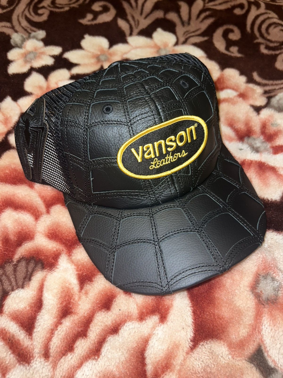 Supreme × Vanson Leathers Supreme Spiderman Vanson Hat | Grailed