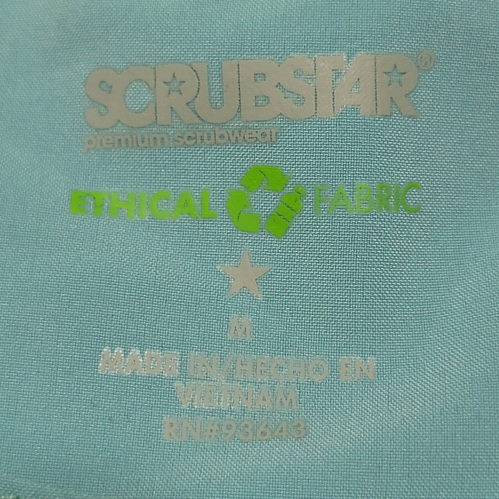 Other Scrub Star Lite Blue Full Snap LS Scrub Jacket - Size Medium Size M / US 6-8 / IT 42-44 - 4 Thumbnail