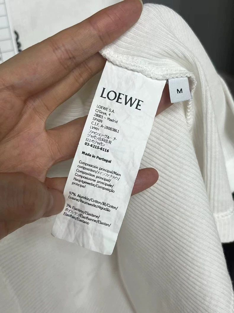 Loewe loewe slogan tank top in white-2507 Size US M / EU 48-50 / 2 - 3 Thumbnail