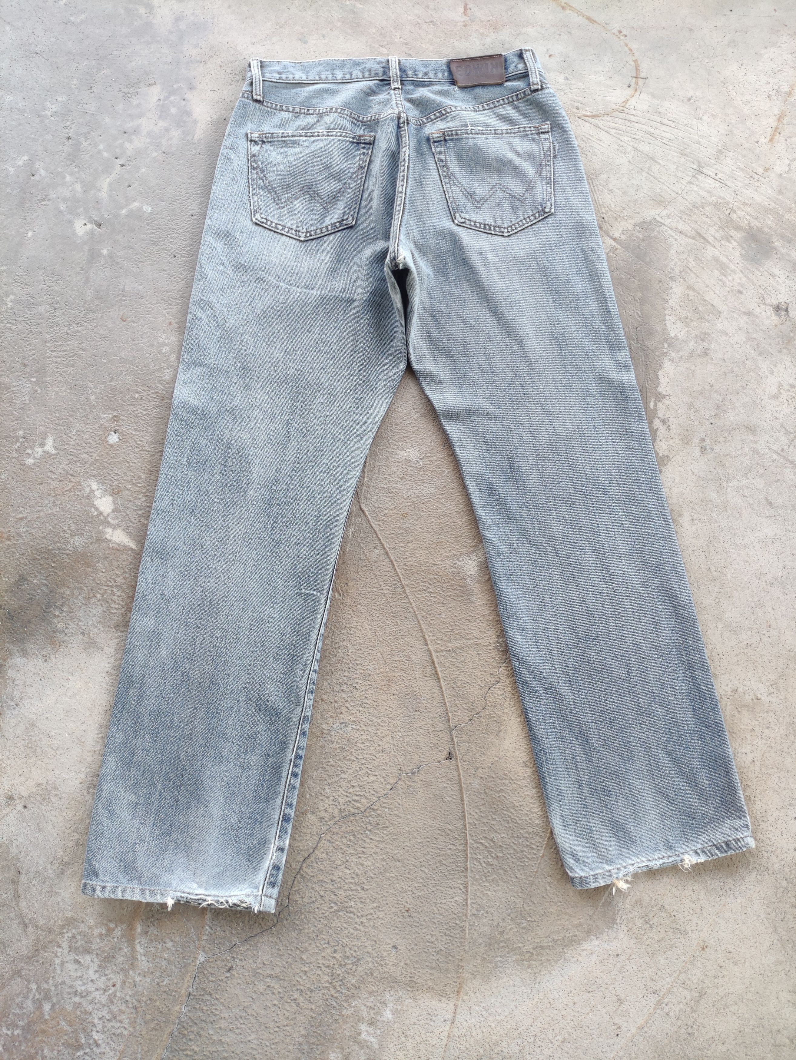 Edwin Vintage Edwin Jean Distressed Faded Denim Pants Size US 32 / EU 48 - 9 Thumbnail