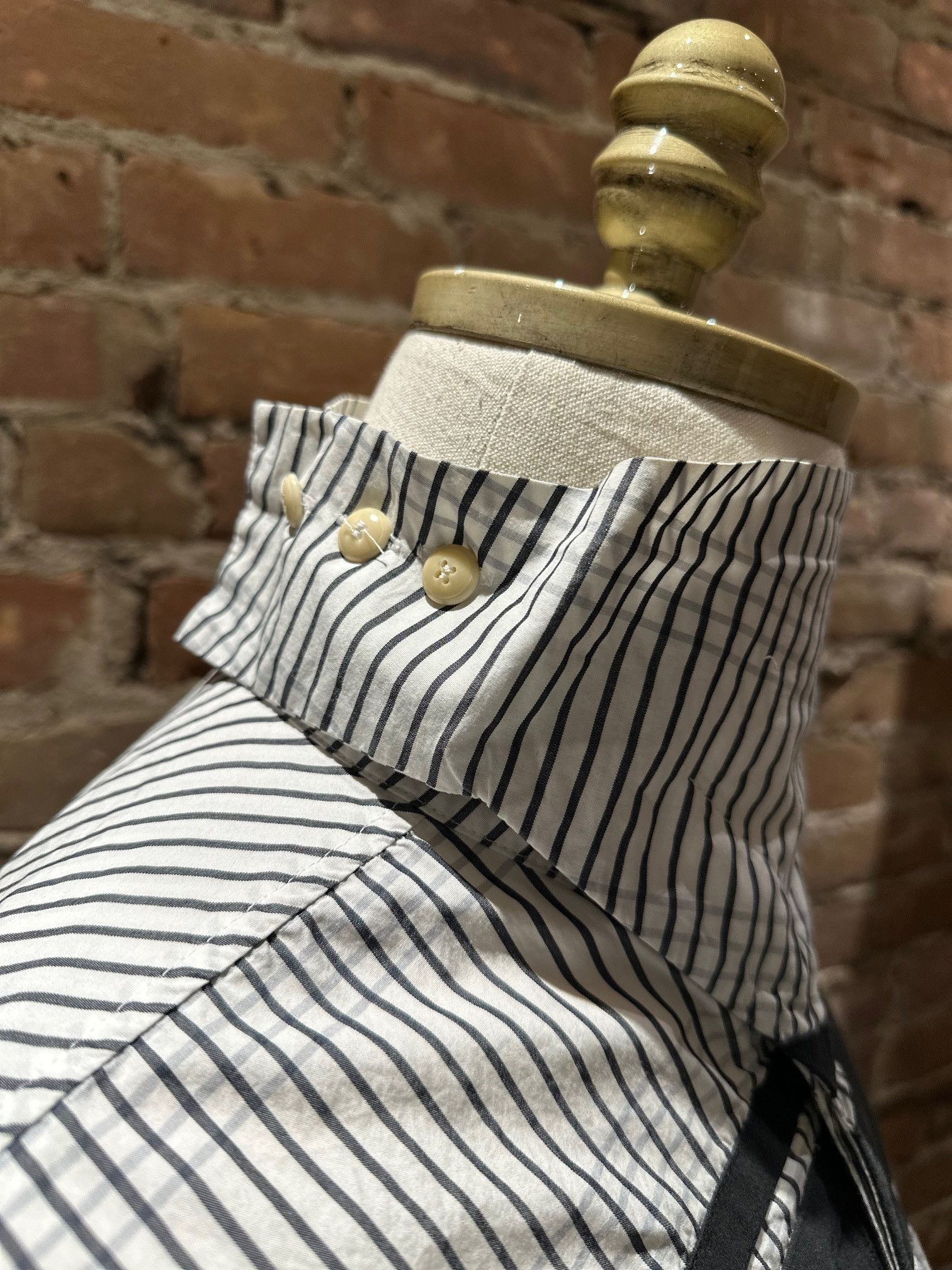 Rick Owens Rick Owens Mainline Striped Graphic Shirt – RU14S1294-GRAPH Size US M / EU 48-50 / 2 - 6 Thumbnail