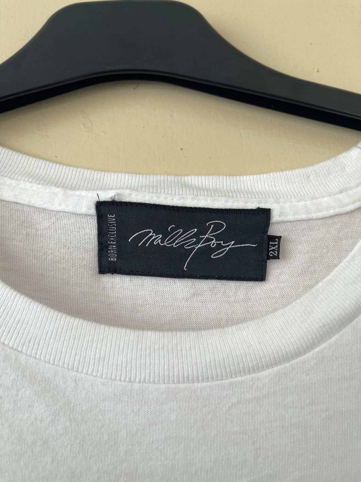 Japanese Brand Milkboy Wappen Parody Logo Tee Size US XXL / EU 58 / 5 - 4 Thumbnail