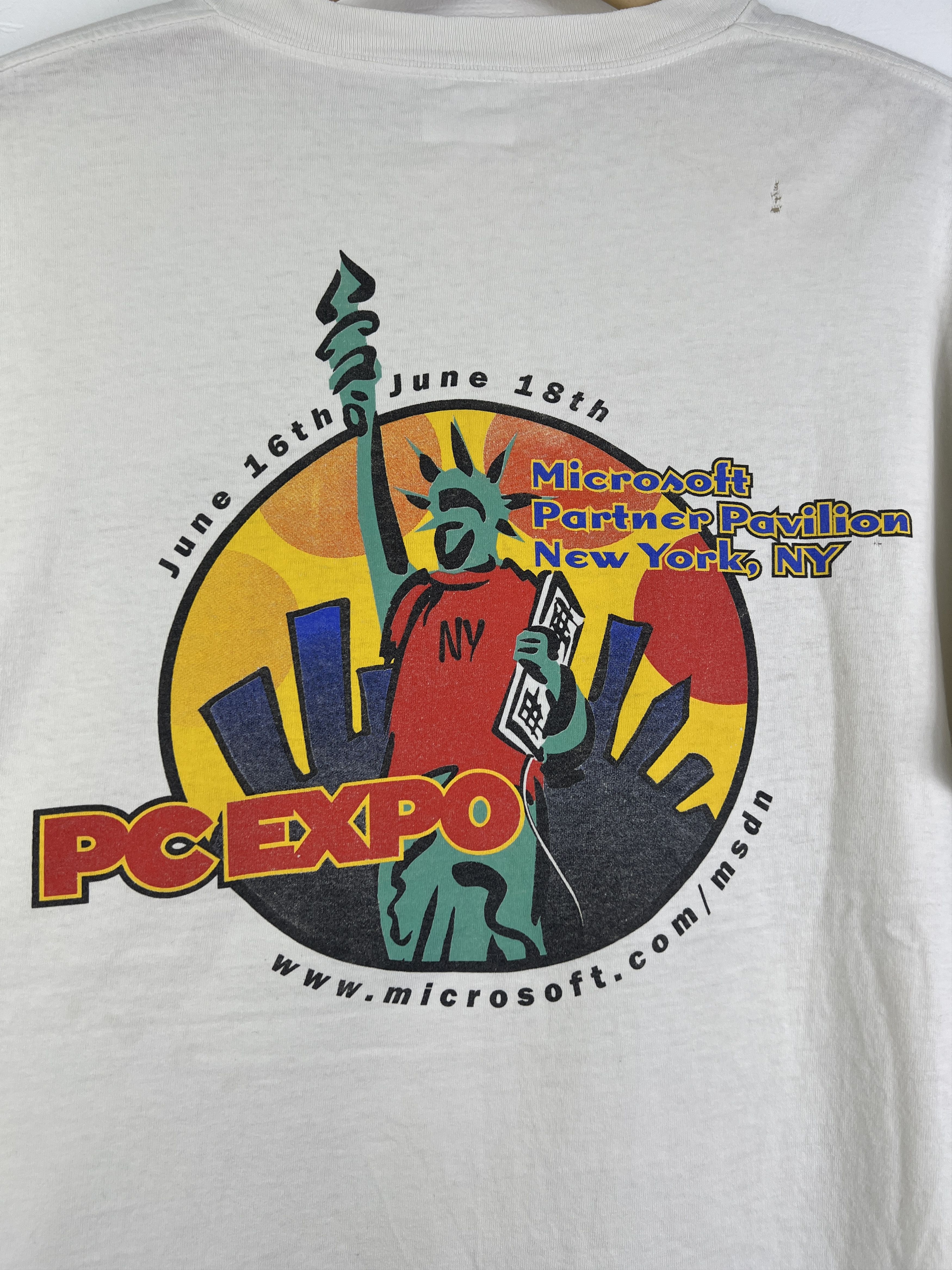 Vintage No.5012 Vintage 90s Microsoft MSDN Promo Graphic Tee Size US XL / EU 56 / 4 - 2 Thumbnail