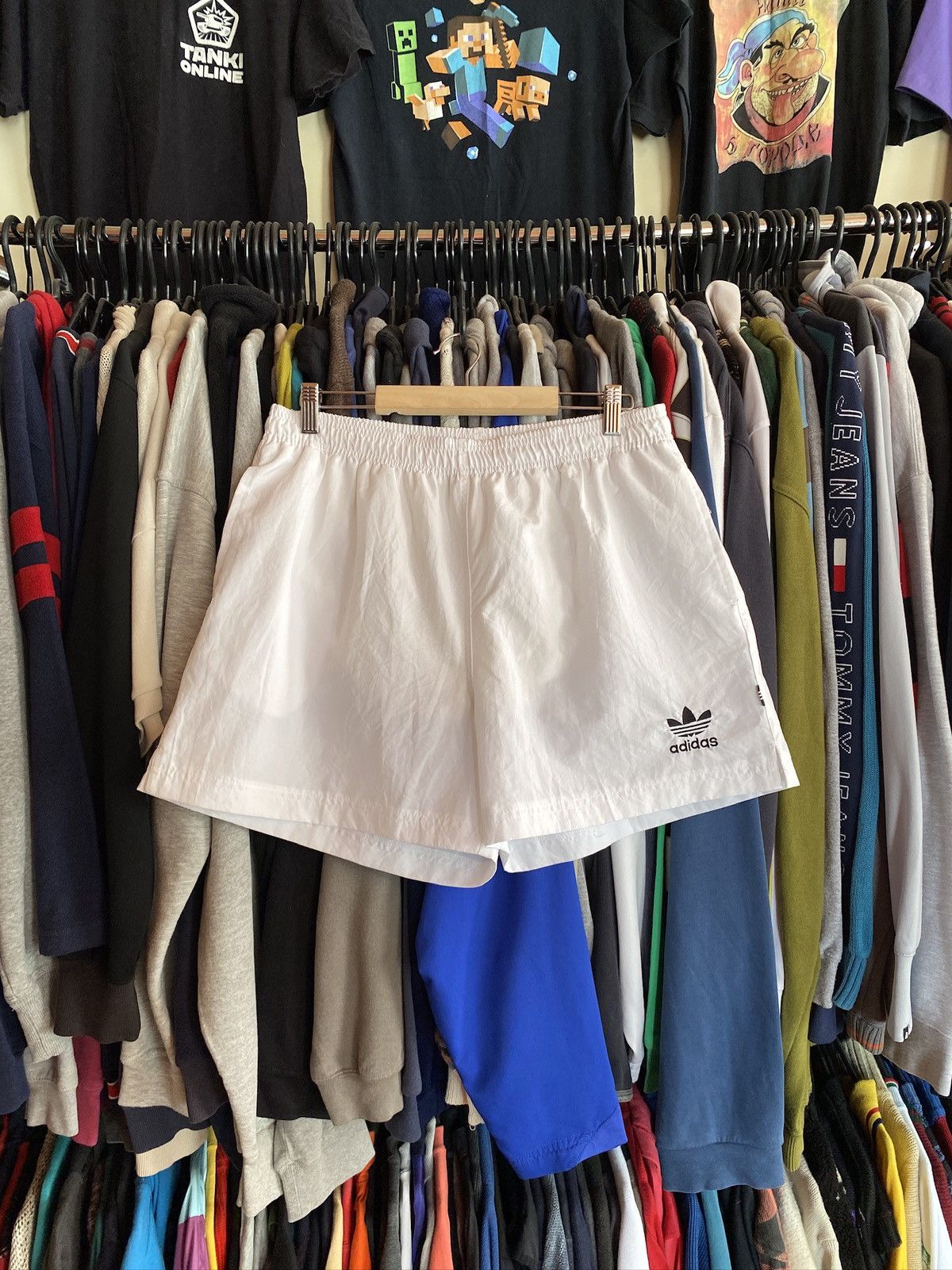 Adidas VINTAGE ADIDAS RETRO SHORTS 90s Size US 32 / EU 48 - 1 Thumbnail