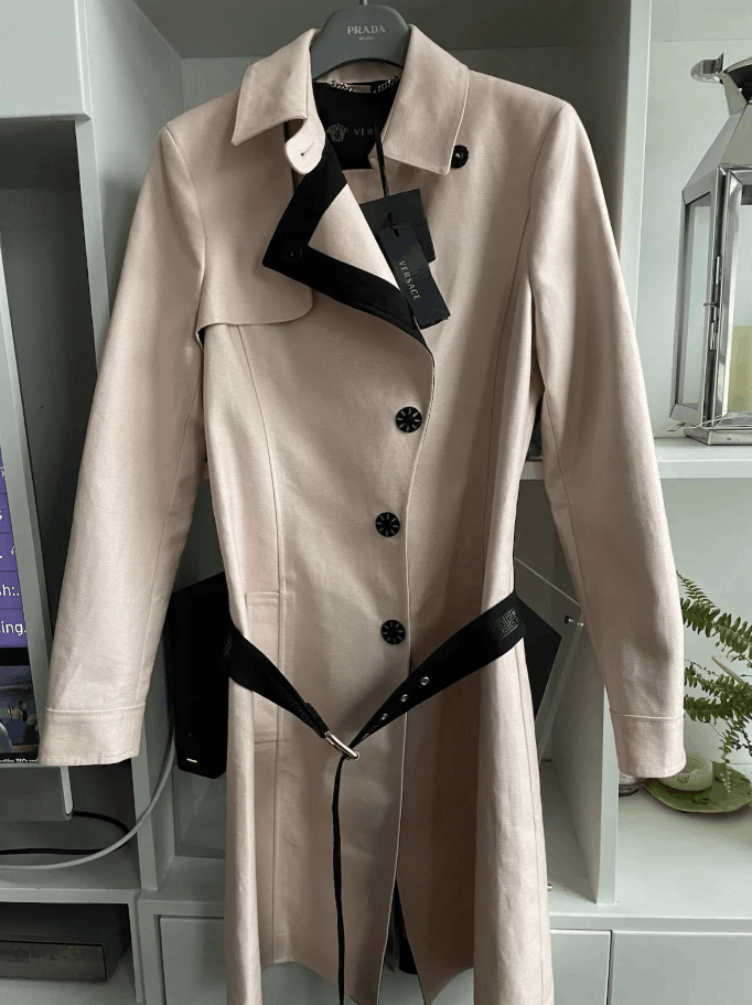 Versace RRP 3750$ BNWT Versace Trench Coat 38 / XS Size XS / US 0-2 / IT 36-38 - 1 Thumbnail