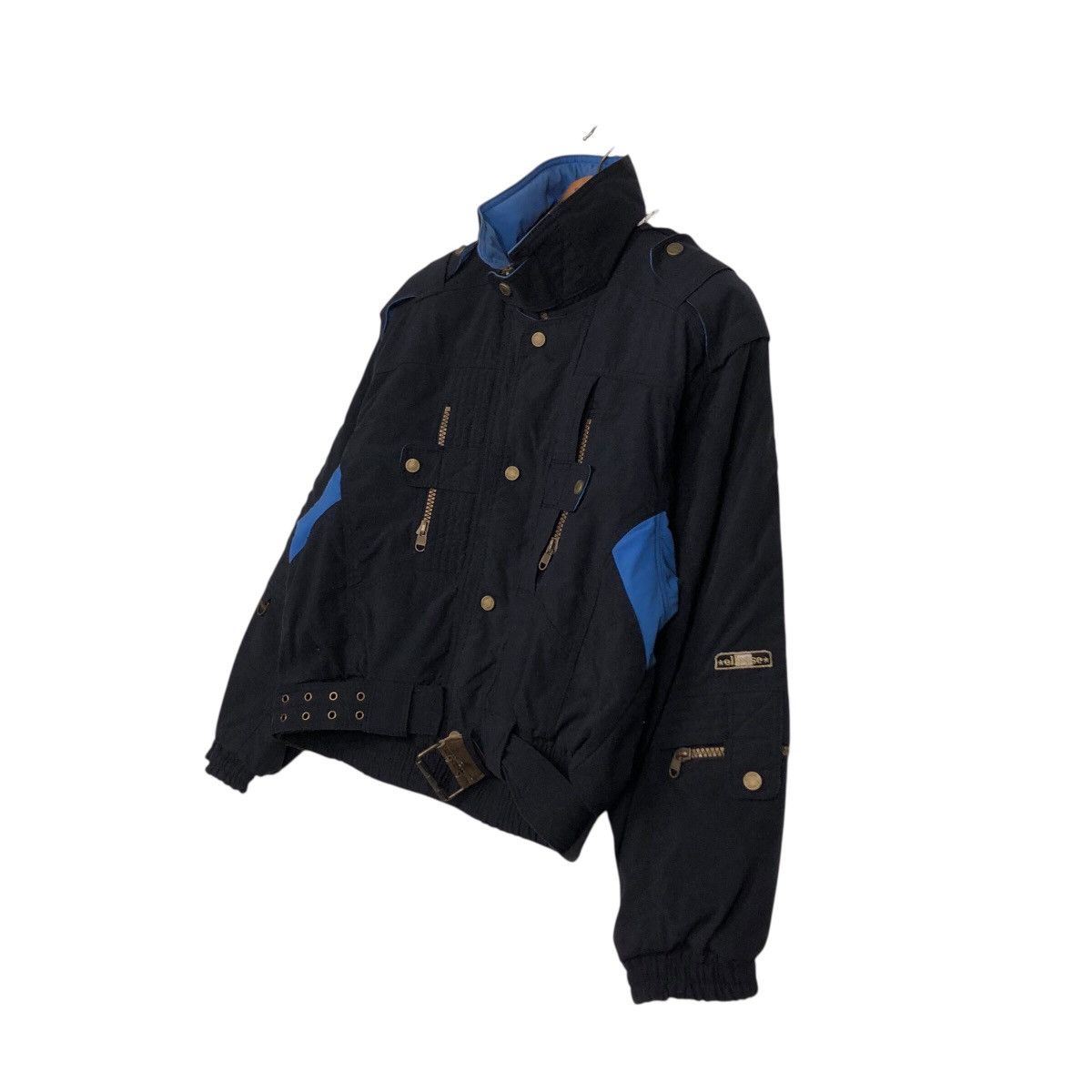 Japanese Brand 📌Vintage Cropped Ski Jacket Ellesse Bomber Issey Miyake Size US S / EU 44-46 / 1 - 3 Thumbnail