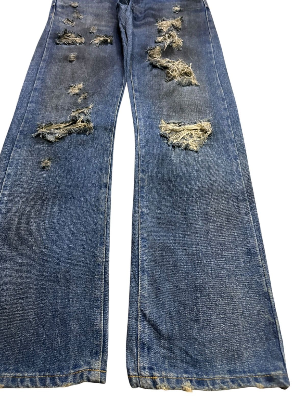 Japanese Brand Vintage Japanese Brand Rusty Wash Distressed Jeans Size US 29 - 8 Thumbnail