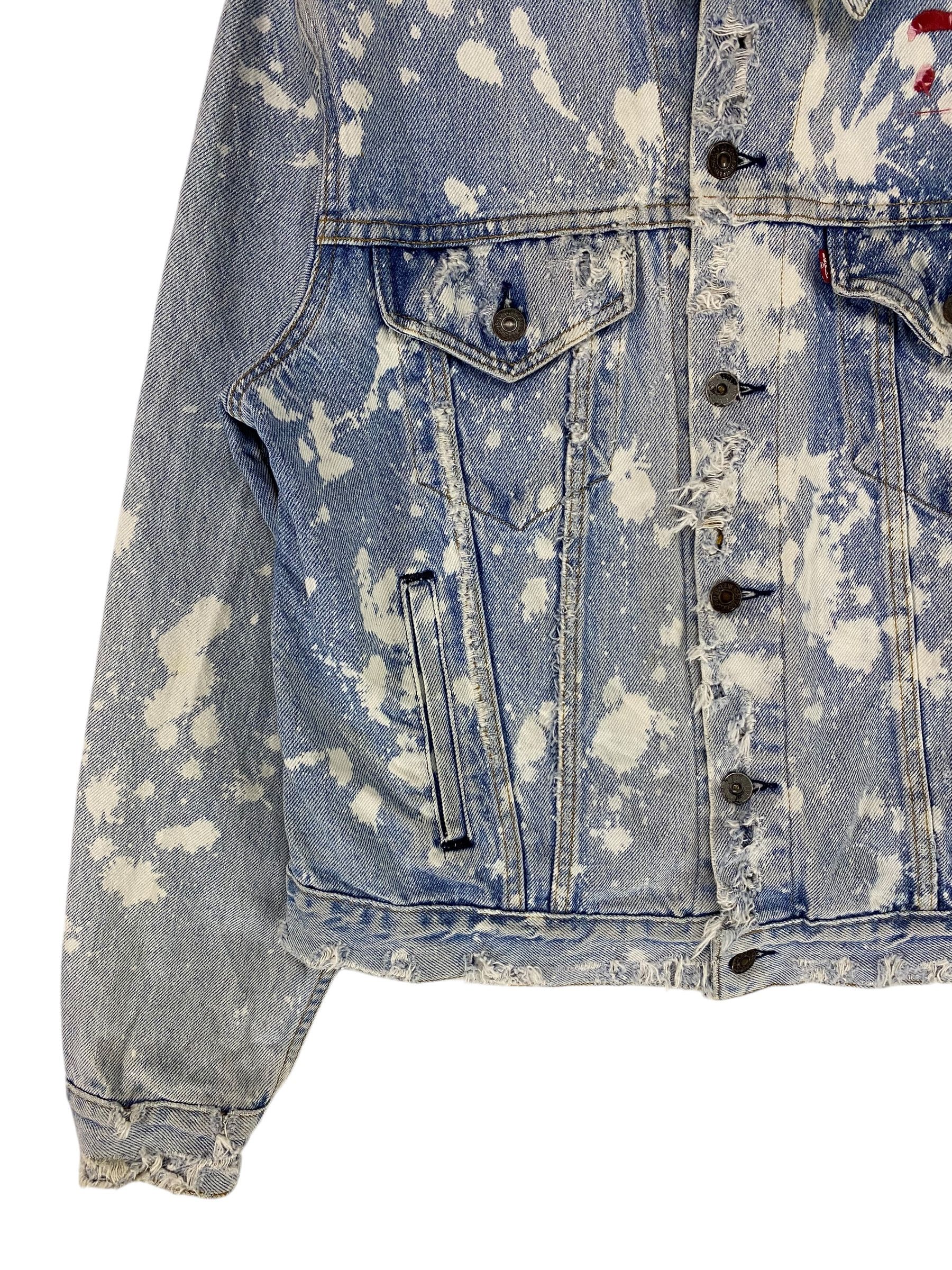 Designer CTLS very special only one rework vintage levis jacket Size US M / EU 48-50 / 2 - 5 Thumbnail