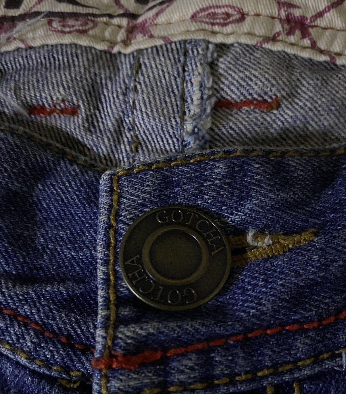 Designer × Gotcha × Japanese Brand 🔥RARE🔥Japanese Brand Gotcha Rare Design Style Denim Size US 32 / EU 48 - 12 Thumbnail