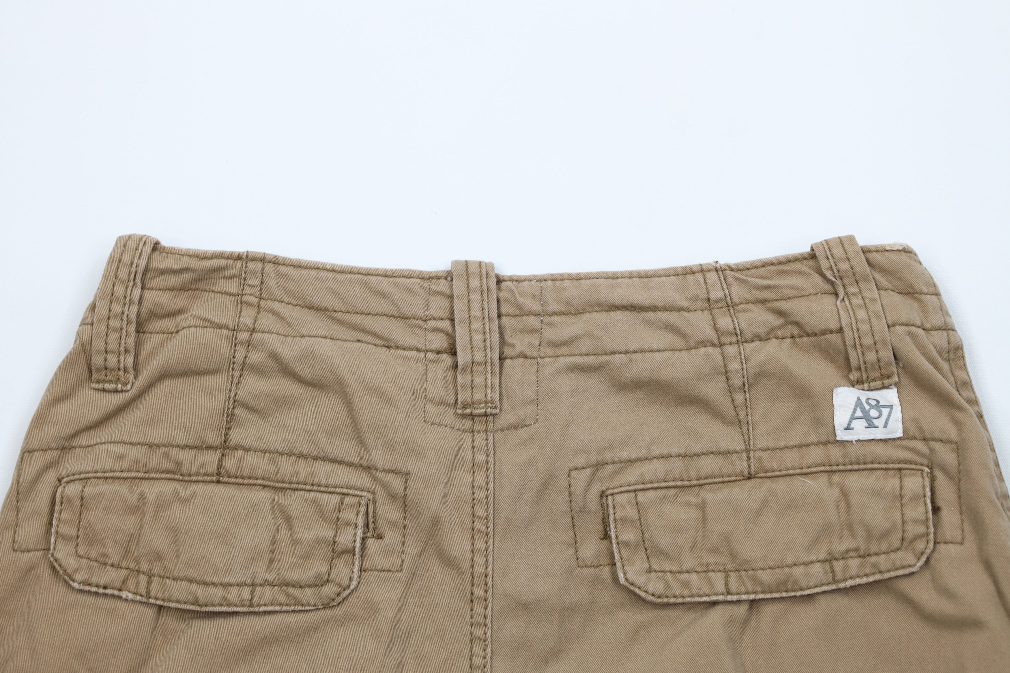 Aeropostale Vintage Y2K Aeropostale Front Heavyweight Chino Shorts Beige Size US 32 / EU 48 - 12 Thumbnail