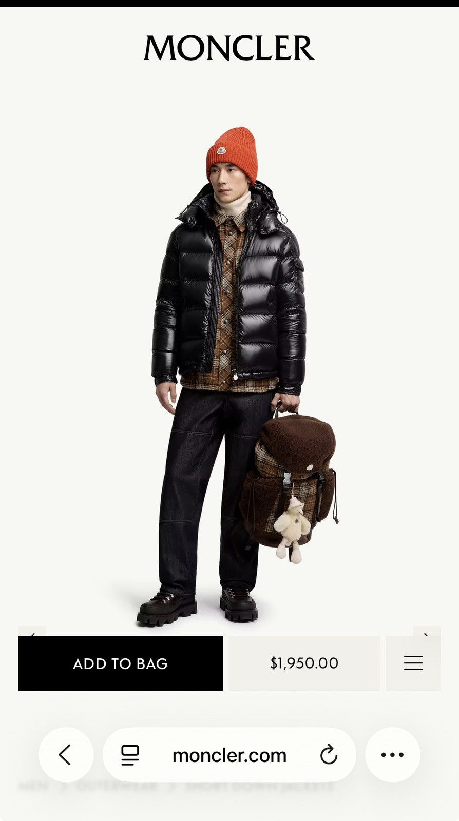 Moncler Moncler Men’s Maya short down puffer jacket size 1/S Size US S / EU 44-46 / 1 - 13 Thumbnail