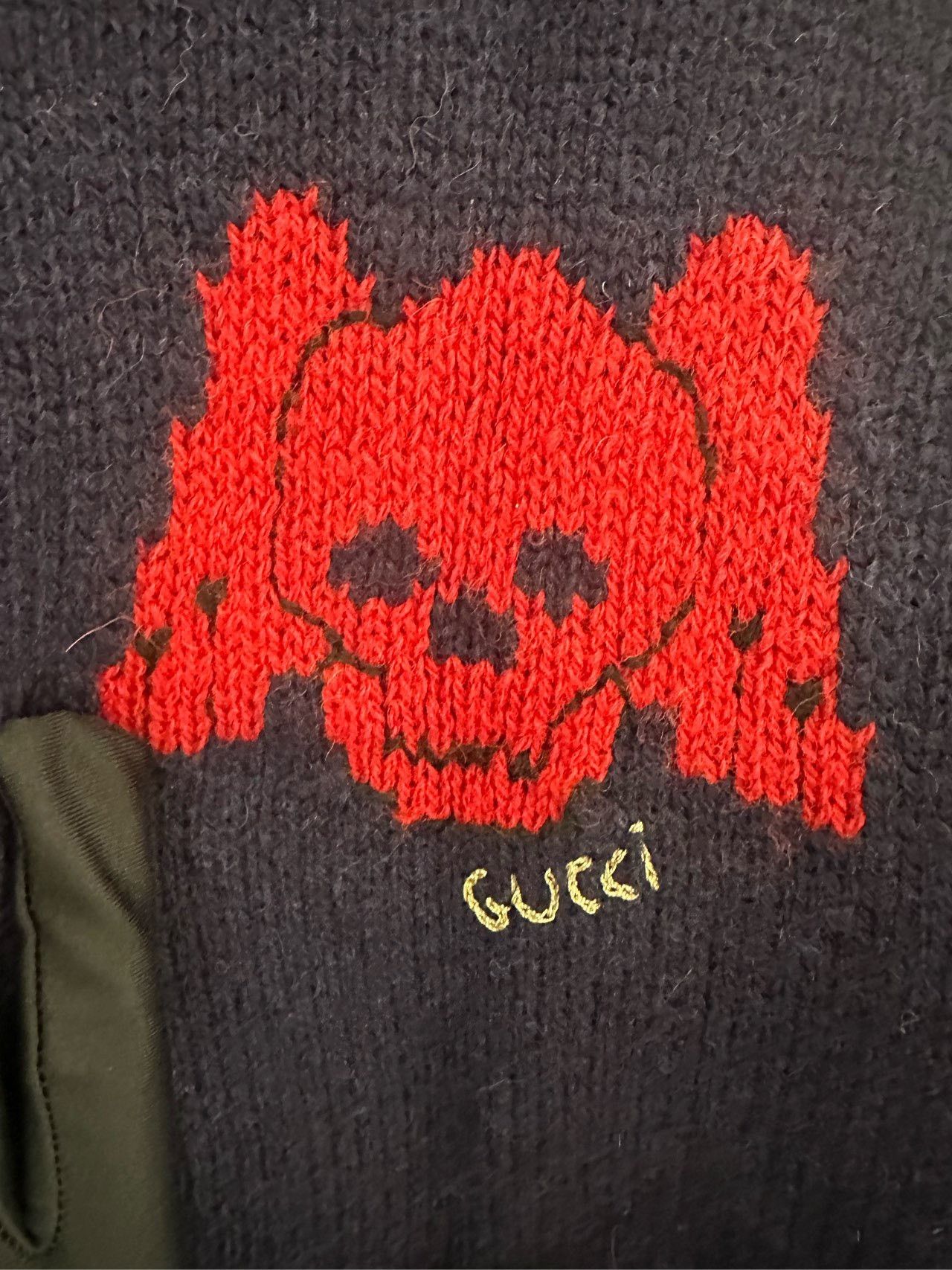 Gucci Gucci Men's round-neck logo wool sweater 2501-Nextarrow Size US L / EU 52-54 / 3 - 4 Thumbnail