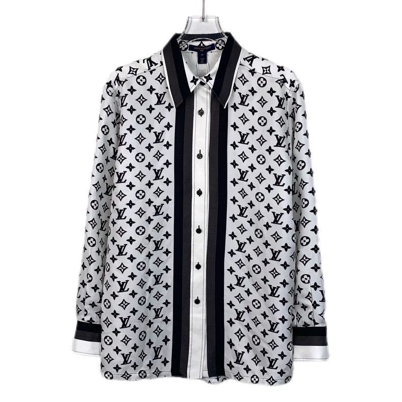 Louis Vuitton Louis Vuitton 23 long-sleeved shirts with white logo, pres Size XS / US 0-2 / IT 36-38 - 1 Thumbnail