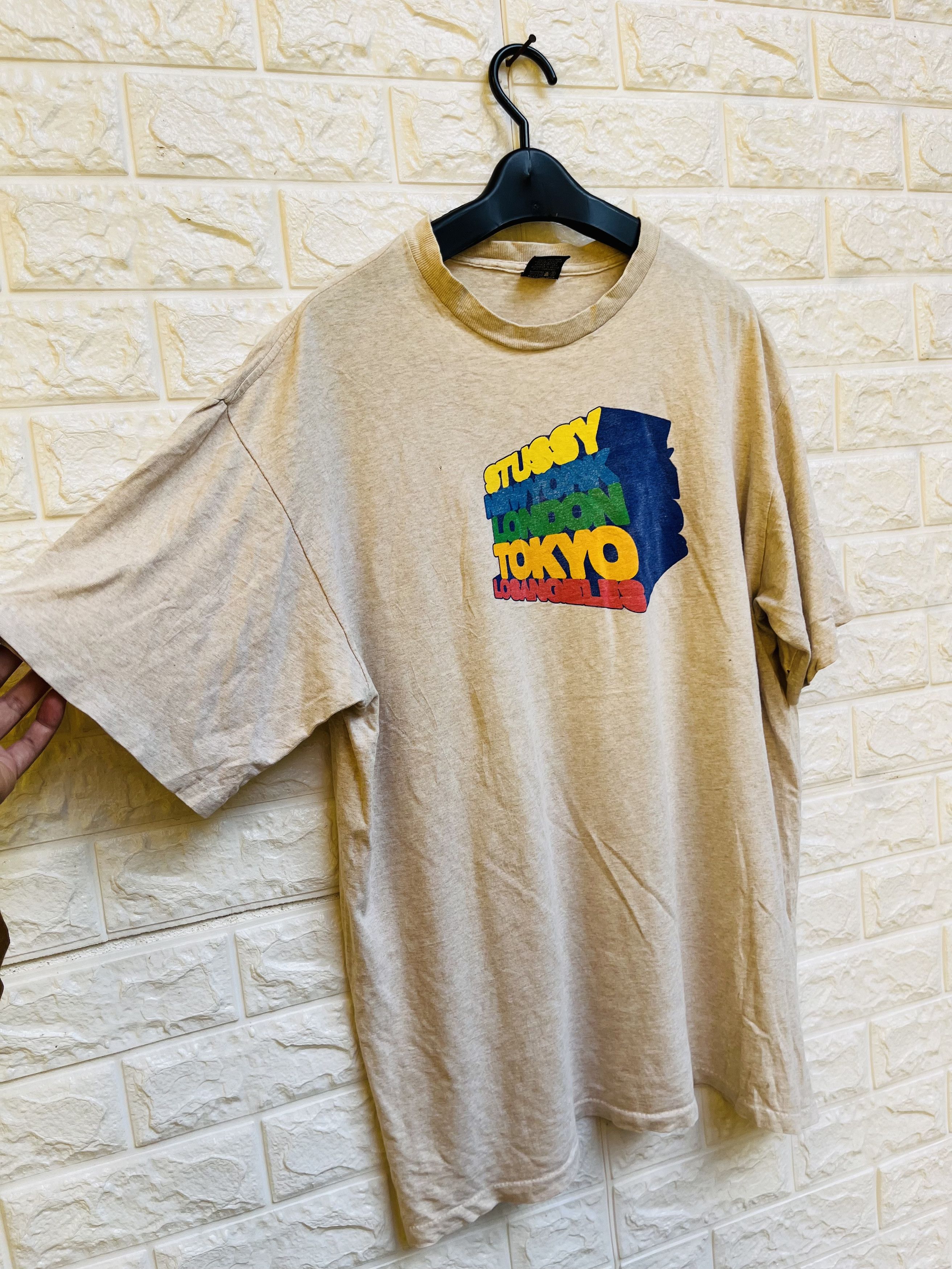 Stussy Vintage 80s Stussy Bloc Hip Hop Streetwear Fashion Style Size US L / EU 52-54 / 3 - 4 Thumbnail