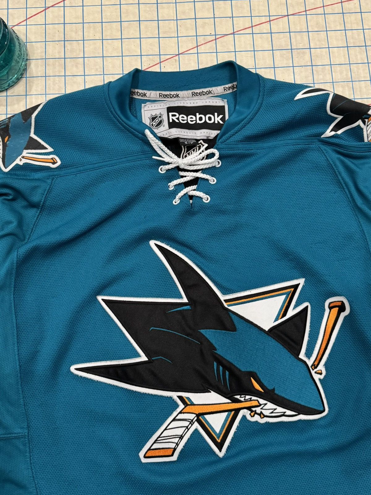 Reebok Reebok San Jose Sharks Hockey Jersey Mens Size Small Size US S / EU 44-46 / 1 - 6 Thumbnail