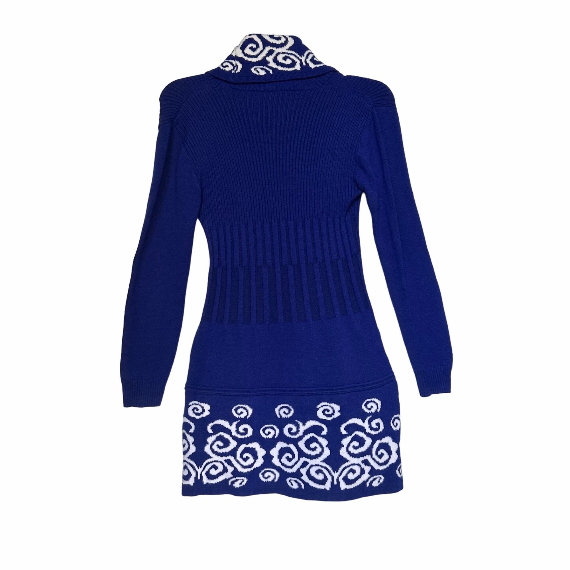 Other Size S Women's Long Sleeve Waffle Knit crochet A Line floral Size S / US 4 / IT 40 - 3 Thumbnail