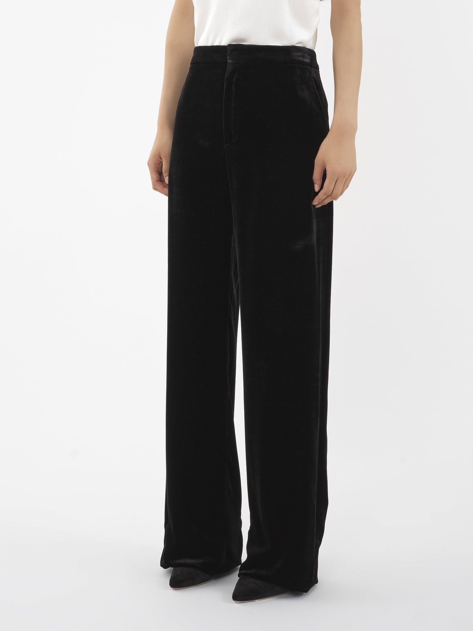 Chloe o1loc1c0325 CHC24 Trouser in Black Size 27" / US 4 / IT 40 - 3 Thumbnail