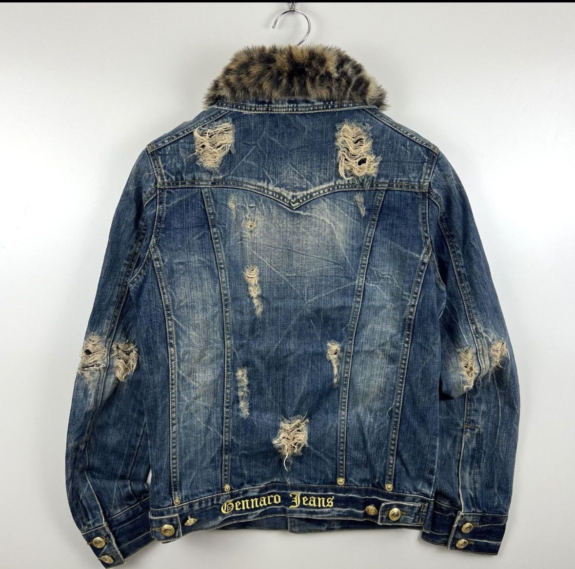Other GENNARO Leopard Denim Jacket Size US S / EU 44-46 / 1 - 9 Thumbnail