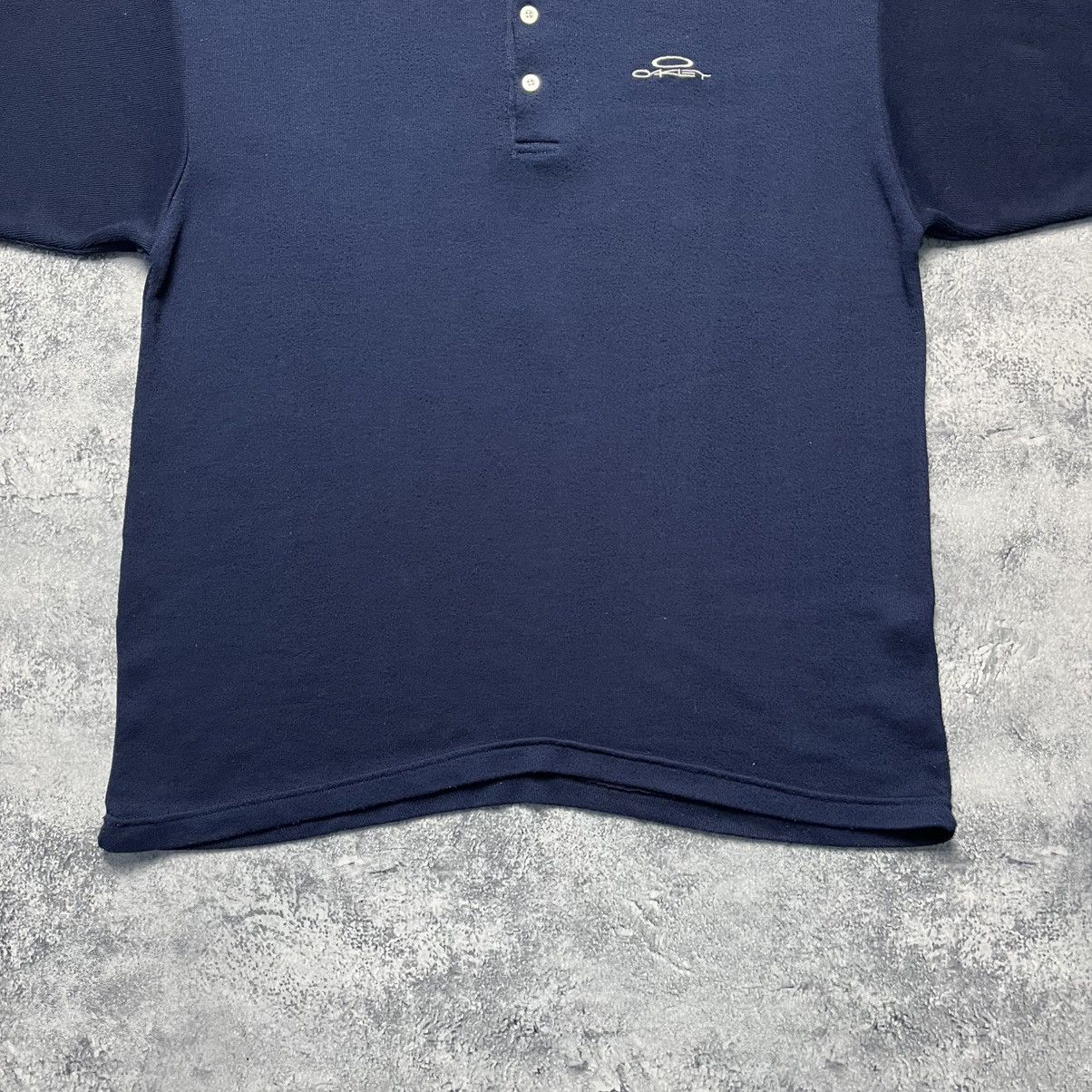 Oakley × Vintage Vintage Oakley Small Logo Polo Tee Streetwear Y2K Size US XL / EU 56 / 4 - 10 Thumbnail