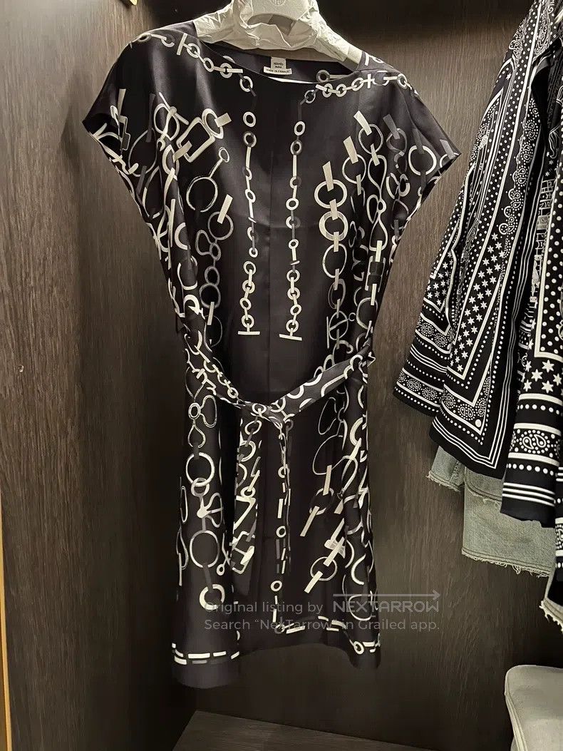 Hermes Hermes Silk Dress Size XXS / US 00 / IT 34 - 5 Thumbnail