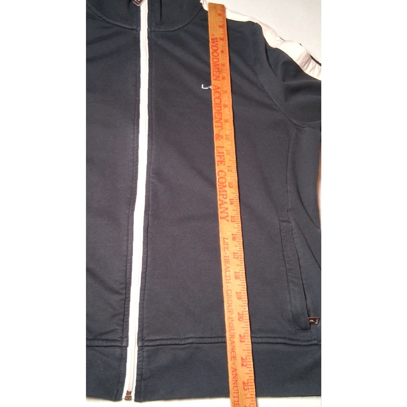 Ralph Lauren Ralph Lauren LRL Active Sweatshirt Jacket Women XL Black White Stripe Athleisure Size XL / US 12-14 / IT 48-50 - 5 Thumbnail