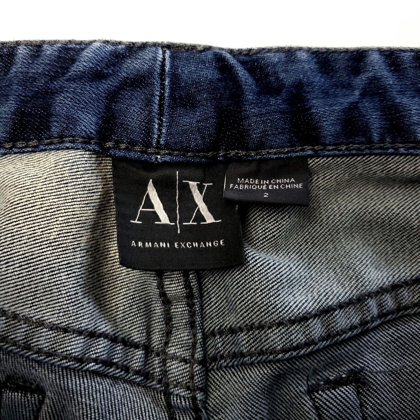 Armani Exchange Armani Exchange Rayon Cotton Women's Jeans Size 2 29/30 Low Size 29" - 3 Thumbnail