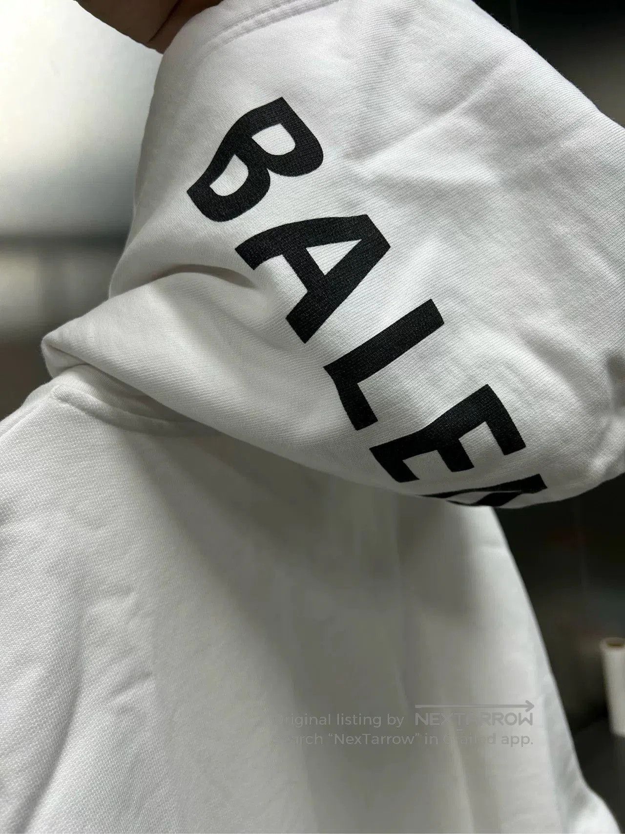 Balenciaga balenciaga white logo hooded sweatshirt. Size US M / EU 48-50 / 2 - 3 Thumbnail