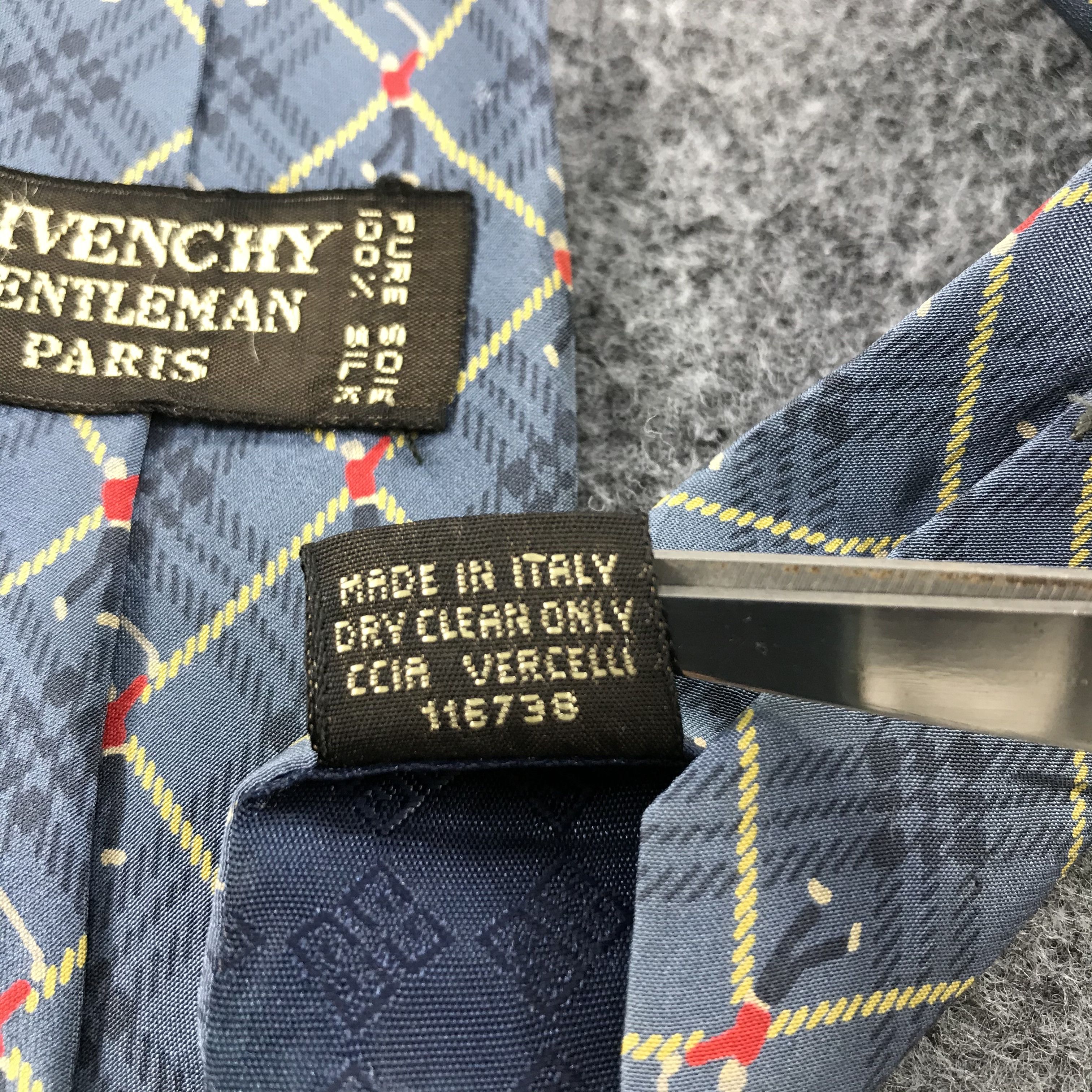 Givenchy × Vintage Vintage Givenchy Golfer Silk Neck Ties T19 Size ONE SIZE - 5 Thumbnail