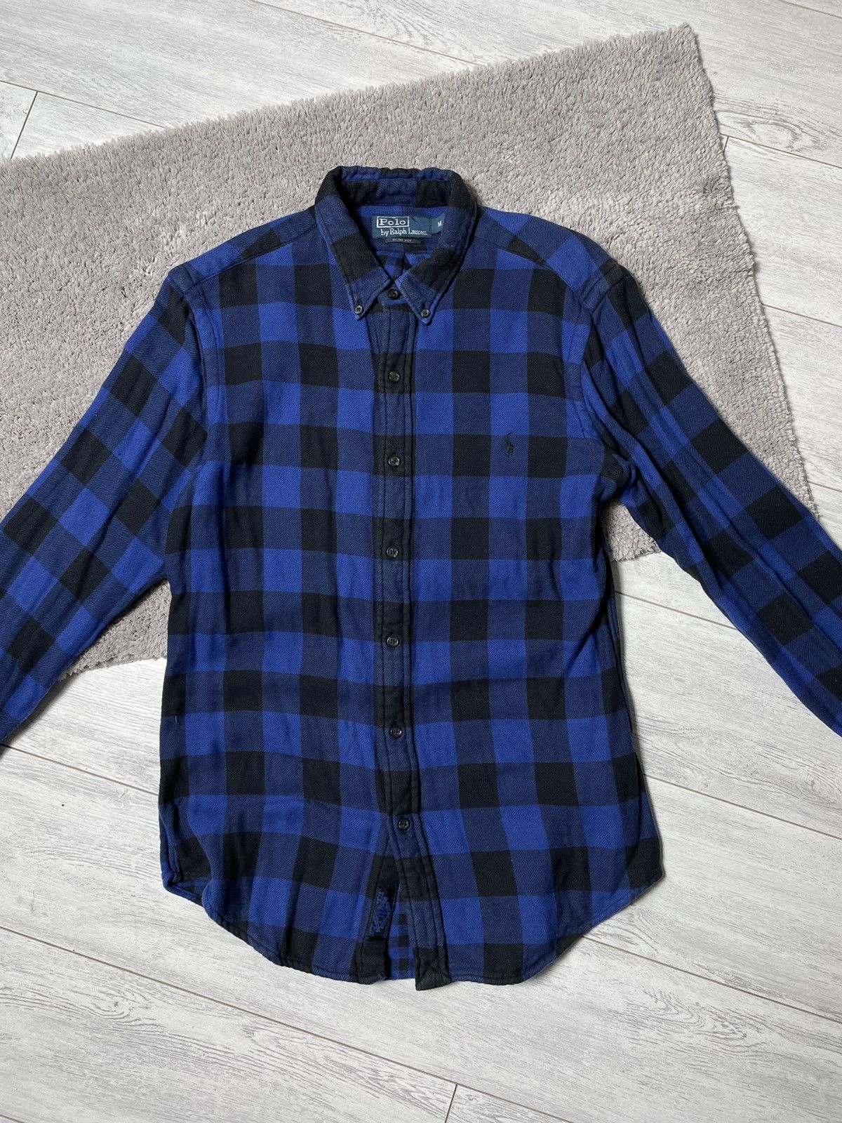 Polo Ralph Lauren × Vintage VINTAGE POLO RALPH LAUREN FLANNEL BUTTON UP SHIRT XL Size US M / EU 48-50 / 2 - 12 Thumbnail