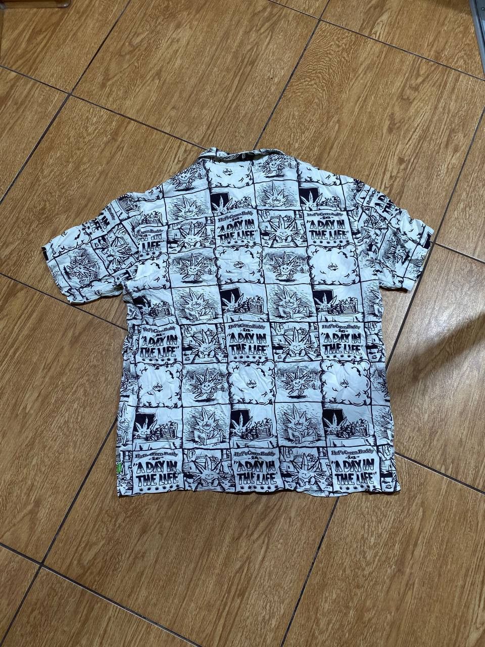 Huf Modern HUF Short Sleeve Button Up Shirt Size US S / EU 44-46 / 1 - 13 Thumbnail