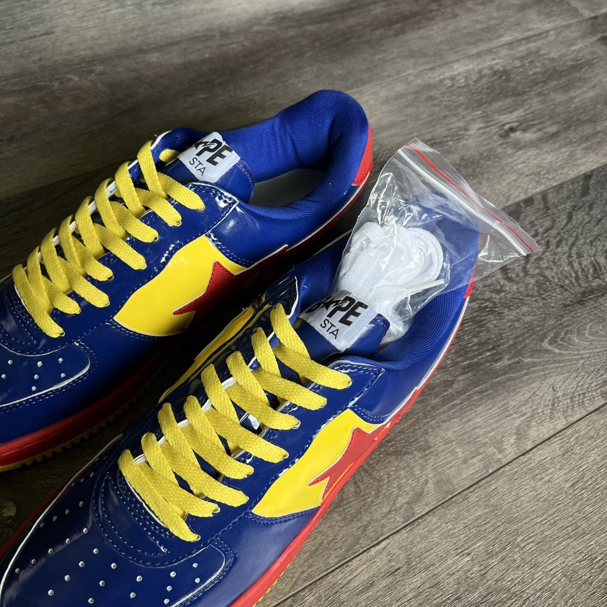 Bape × DC Comics RARE OG 2007 A BATHING APE BAPE DC COMICS SUPERMAN BAPESTAS Size US 12 / EU 45 - 8 Thumbnail