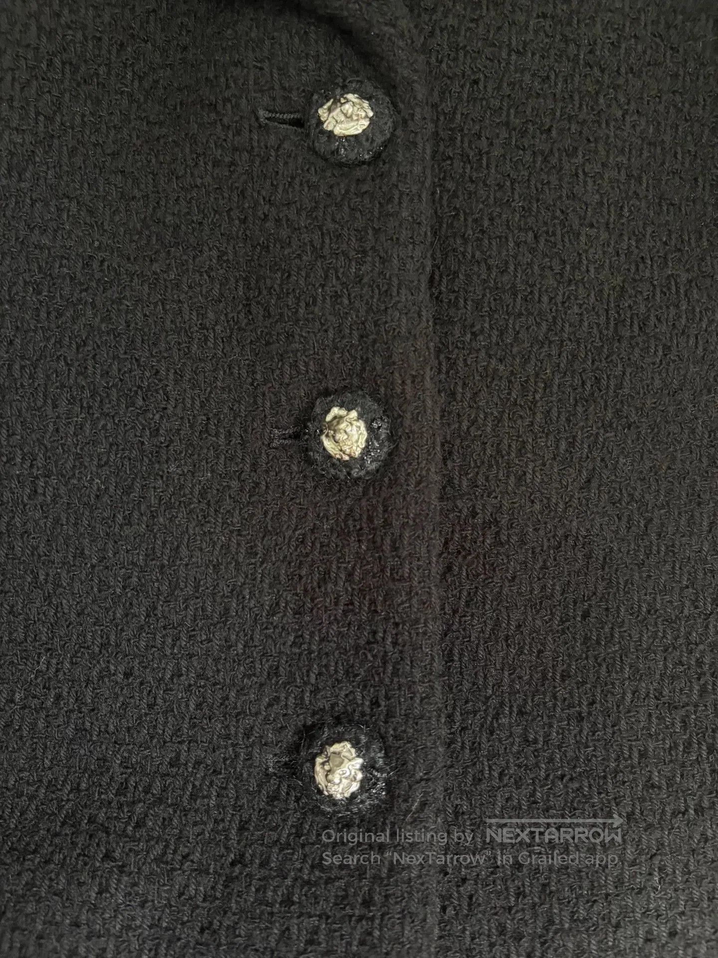 Chanel Chanel Black Naval Collar Jacket Top. Size US S / EU 44-46 / 1 - 3 Thumbnail