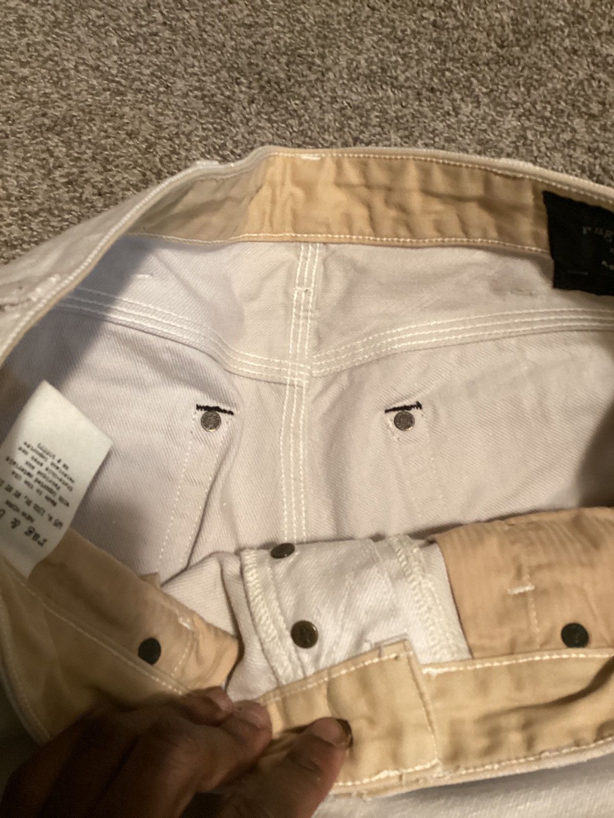 Rag & Bone off white rag & bone archive denim sz 34 x32 Size US 34 / EU 50 - 11 Thumbnail