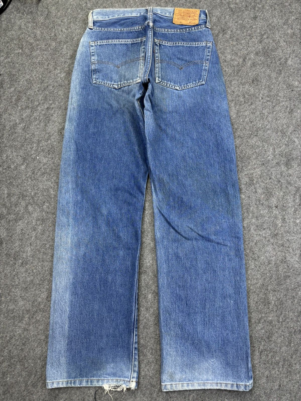 Levi's Vintage 90s Levis Big E 501 Selvedge Denim F928 Size US 27 - 14 Thumbnail