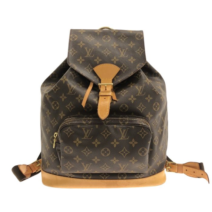 Louis Vuitton Monogram Montsouris PM M51137 Bag Backpack Ladies