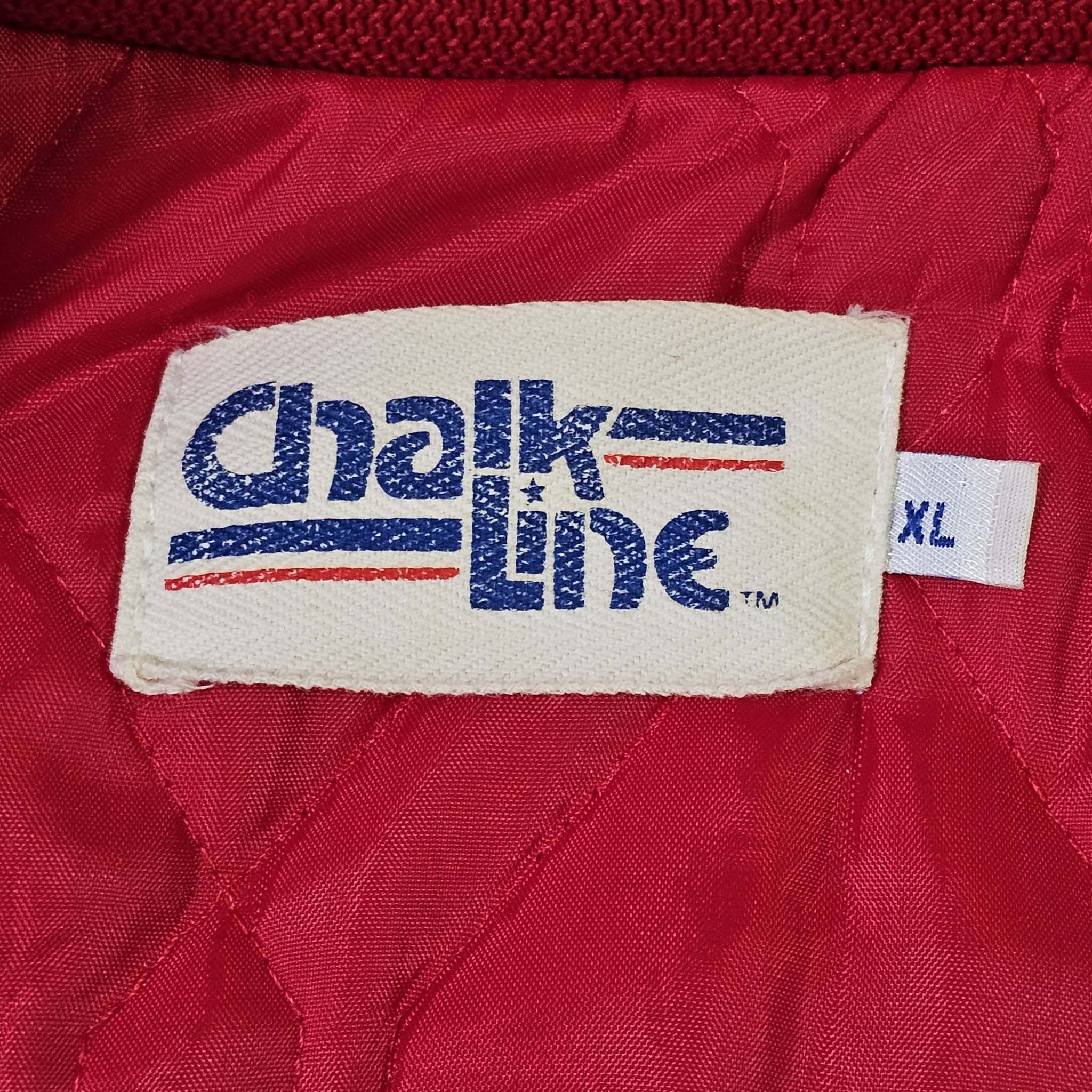 Chalk Line Indiana Hoosiers Vintage 80s Chalk Line Satin Bomber Jacket Size US XL / EU 56 / 4 - 5 Thumbnail