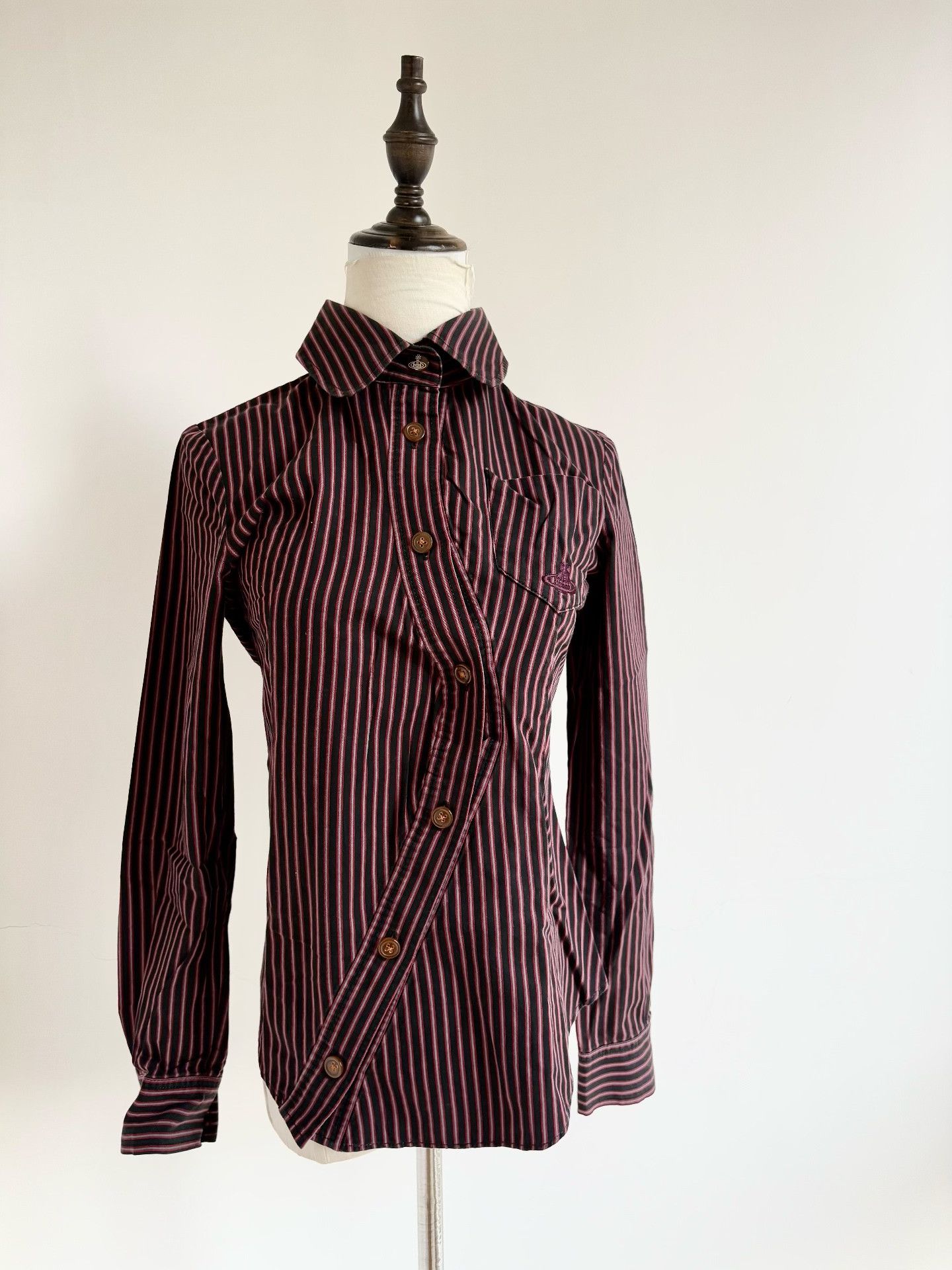 Vivienne Westwood Vivienne Westwood Vintage Black Red Stripe Shirt Size M / US 6-8 / IT 42-44 - 1 Thumbnail