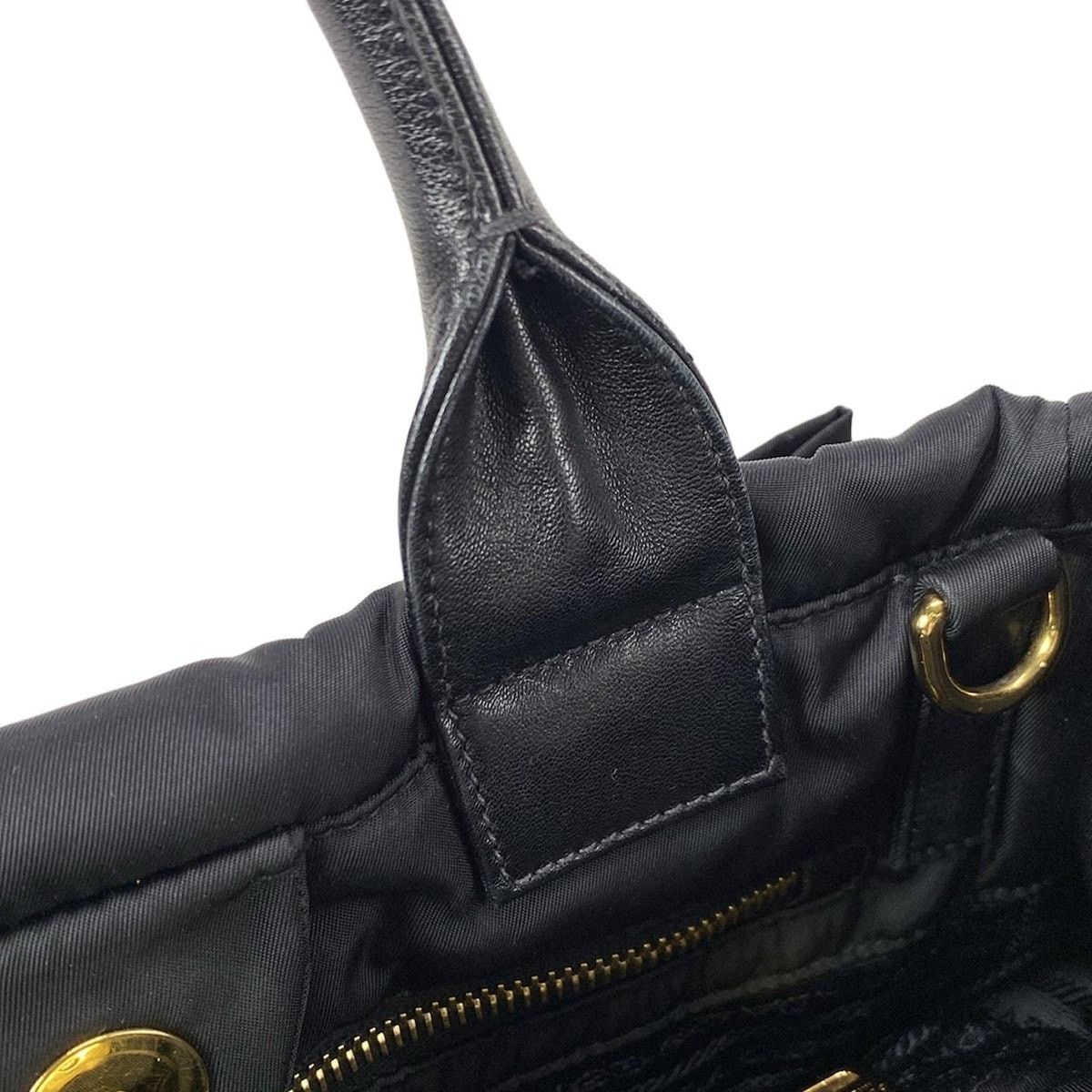 Prada PRADA Tessuto Bomber Handbag 1BG005 Size ONE SIZE - 15 Thumbnail