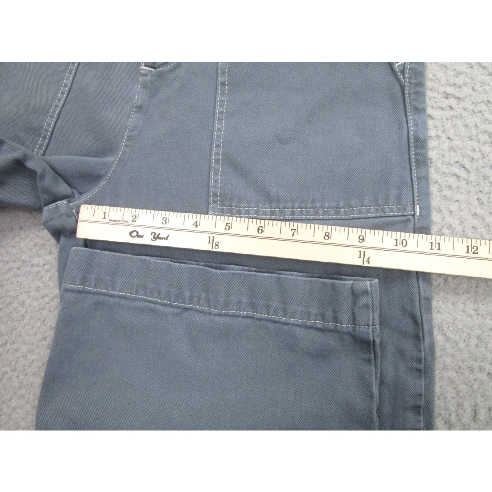Bdg BDG Jeans Womens 29 Gray Straight Leg 90s Grunge Punk Baggy Denim Trousers Size 29" - 7 Thumbnail