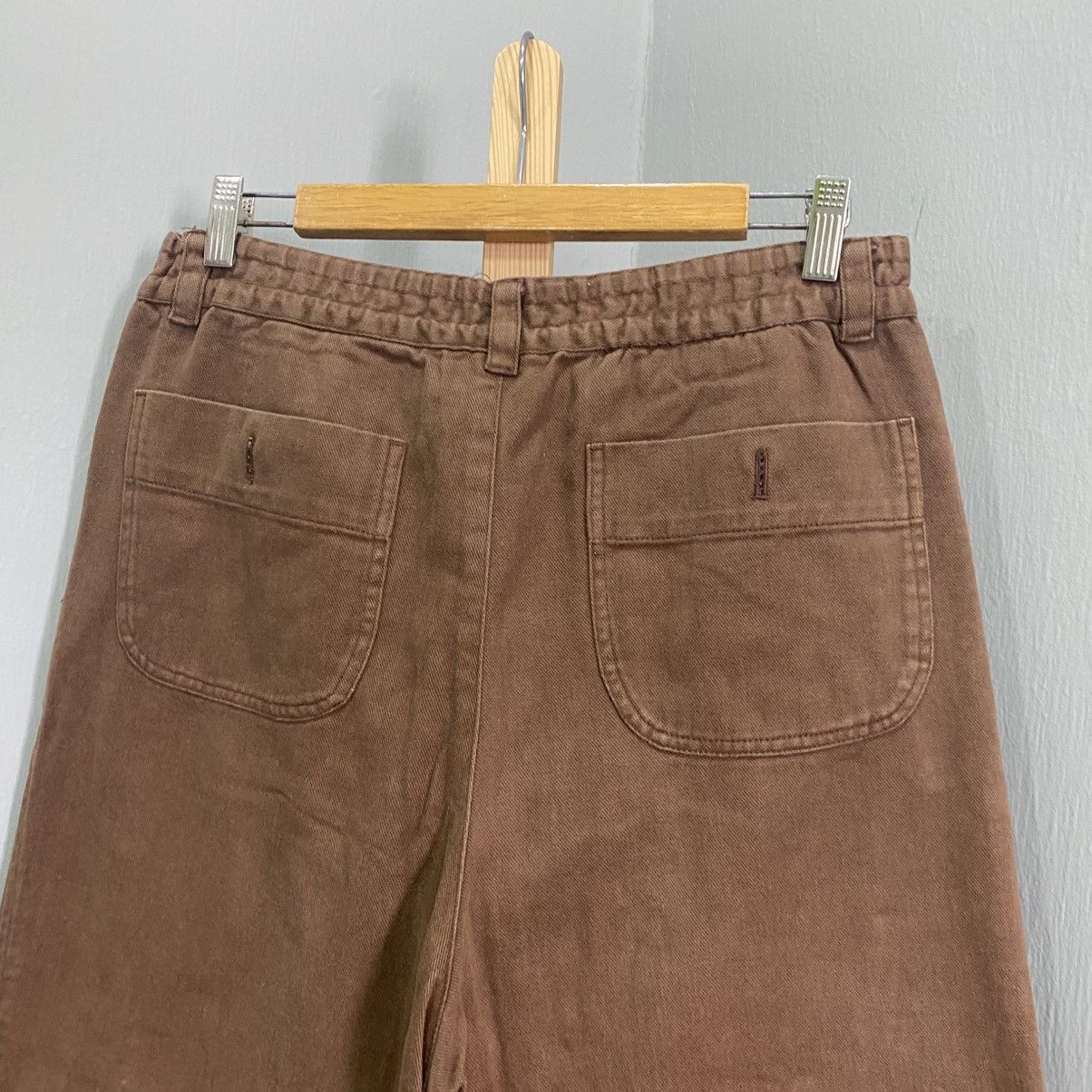 Hai Sporting Gear Archive Hai Sporting Gear Issey Miyake Brown Baggy Pants Size US 30 / EU 46 - 10 Thumbnail