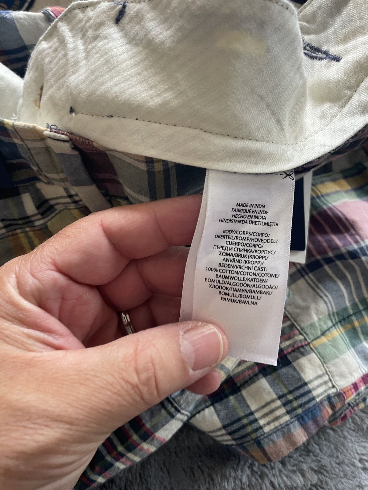 Polo Ralph Lauren Indian Madras Plaid shorts nwt 79.99 Size US 35 - 8 Thumbnail
