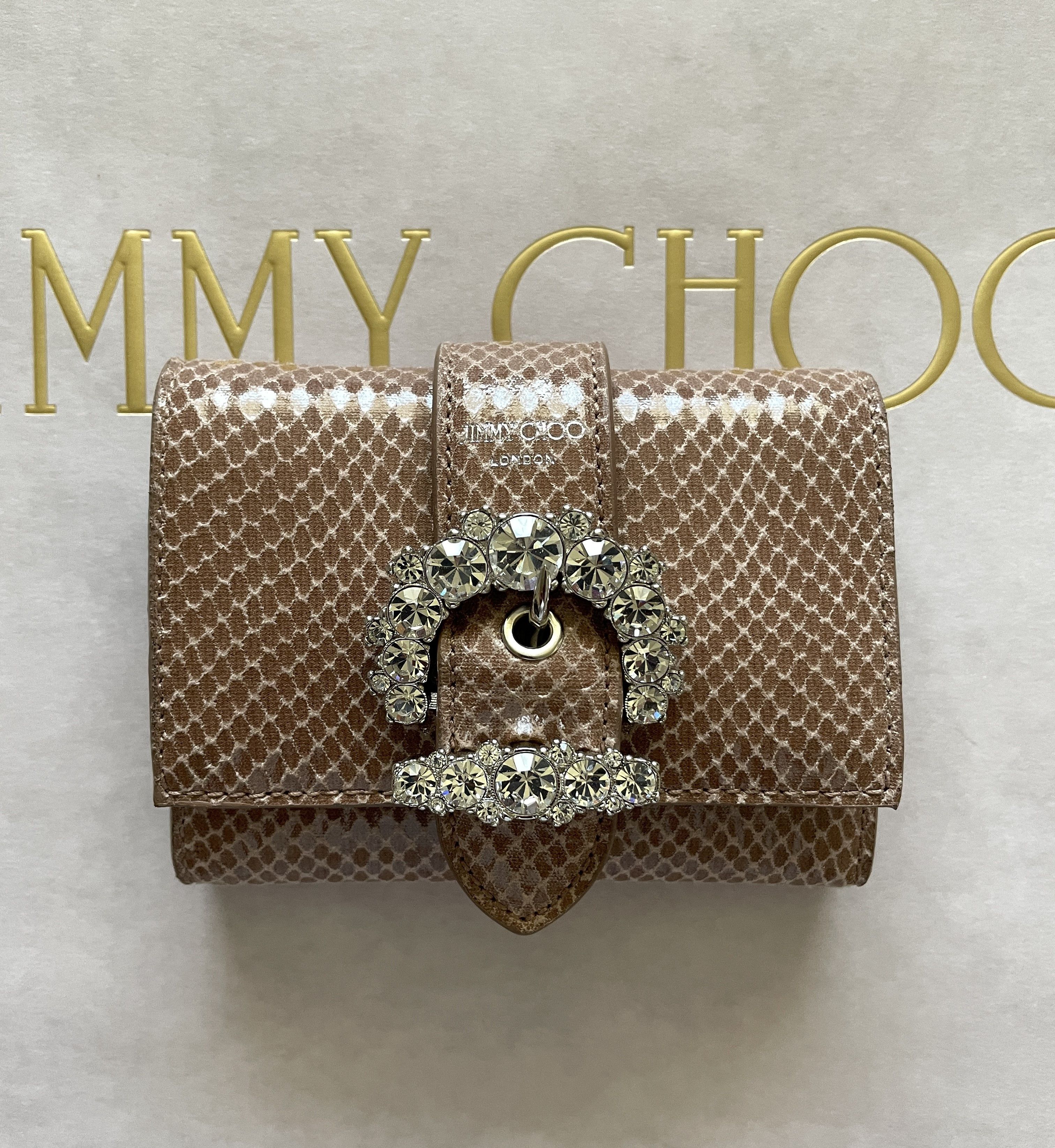 Jimmy Choo Jimmy Choo Cheri Cosmos Jewel Card Holder Trifold Wallet Size ONE SIZE - 1 Thumbnail