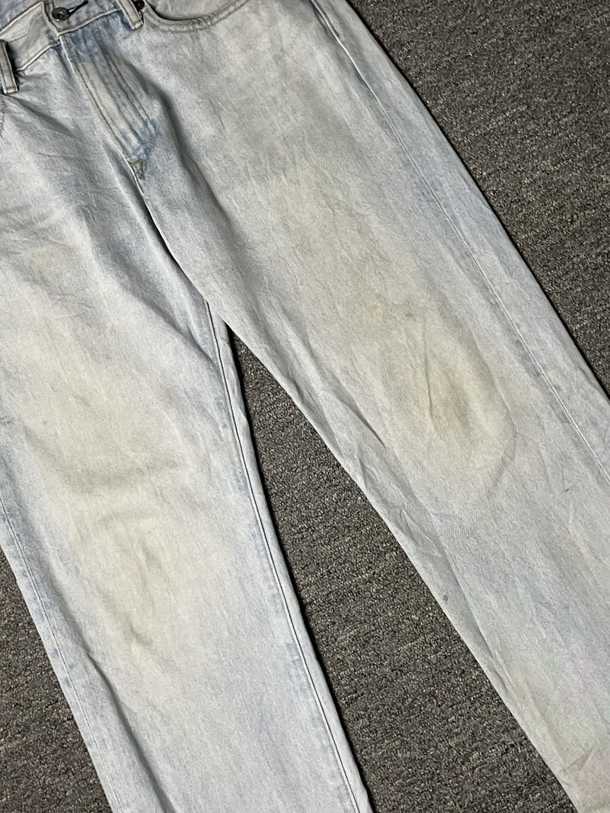 Uniqlo × Vintage UNIQLO Brand Straight Cut Jeans (91) Size US 33 - 3 Thumbnail