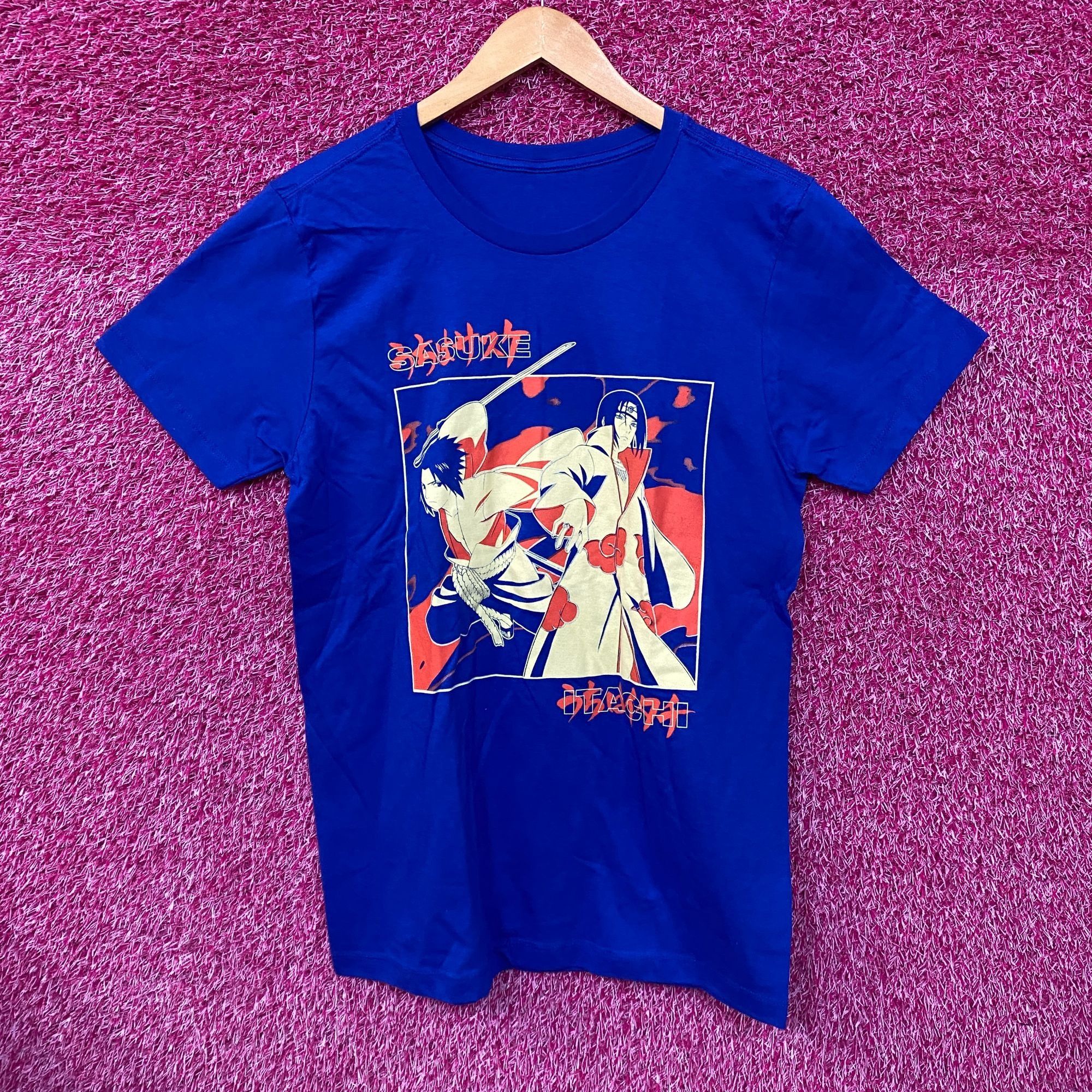 Anime Sasuke & Itachi Uchiha Battle of Bros Naruto Shippuden Tee M Size US M / EU 48-50 / 2 - 1 Thumbnail
