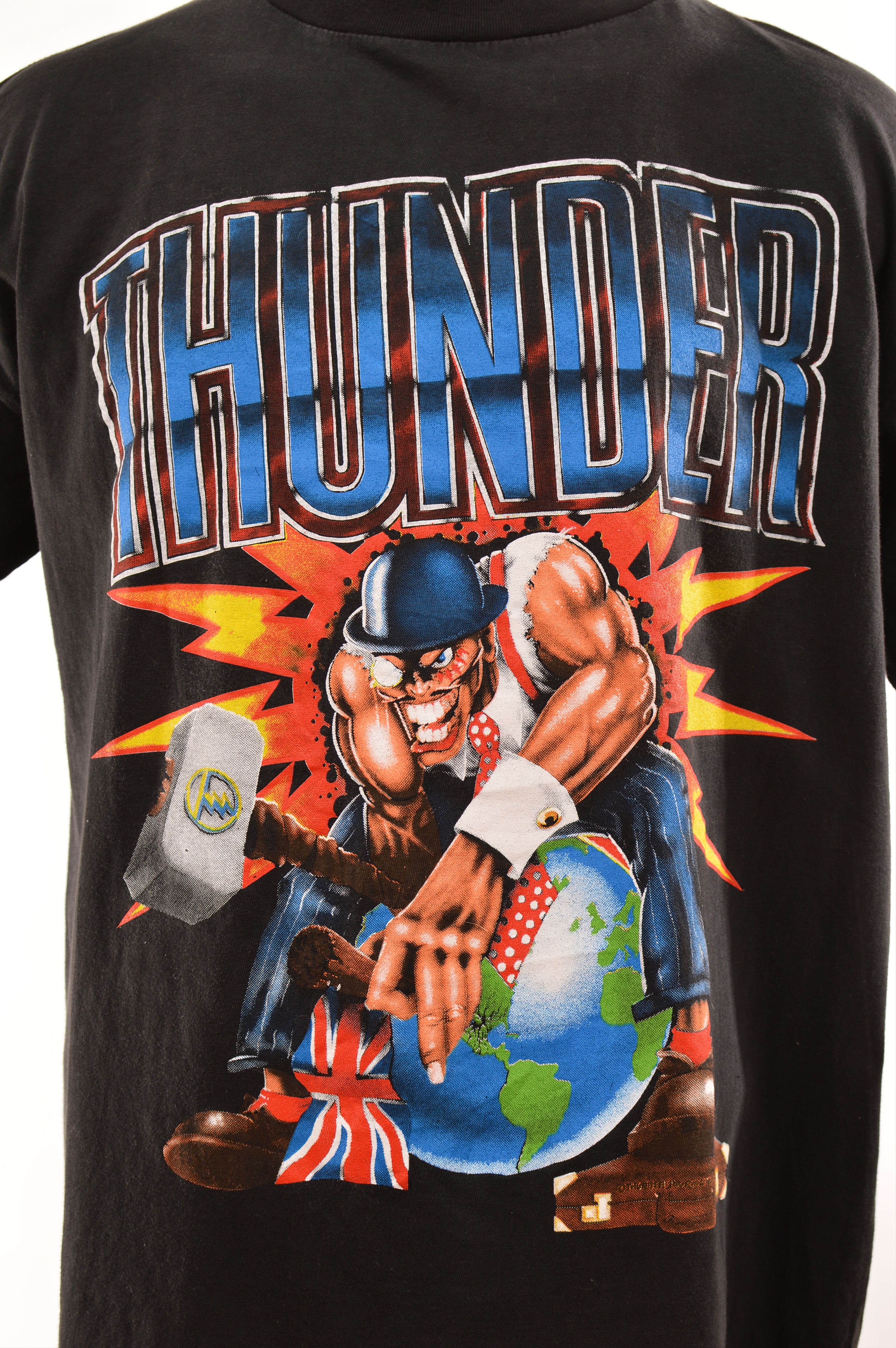 Vintage Thunder Taking The Bowl By Storm 1991 Vintage T-Shirt Size US L / EU 52-54 / 3 - 2 Thumbnail