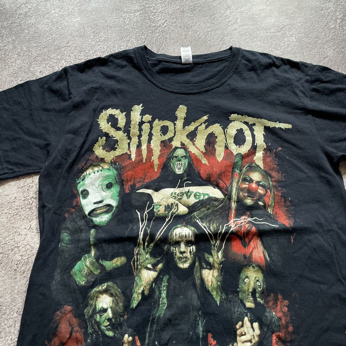 Vintage Vintage Y2K Slipknot Band Tee Graphic Horror Punk Grunge M Size US M / EU 48-50 / 2 - 3 Thumbnail